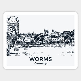 Worms - Germany Magnet